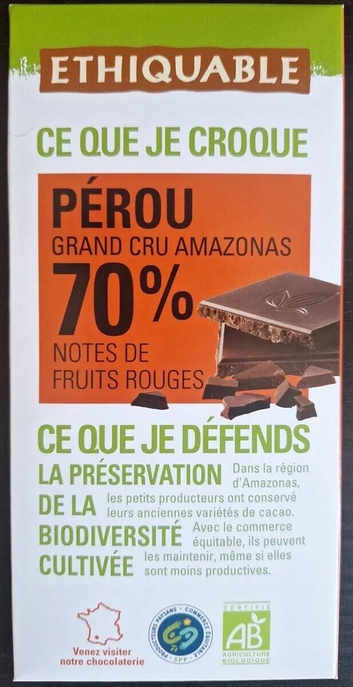 Pérou Grand Cru Amazonas 70%