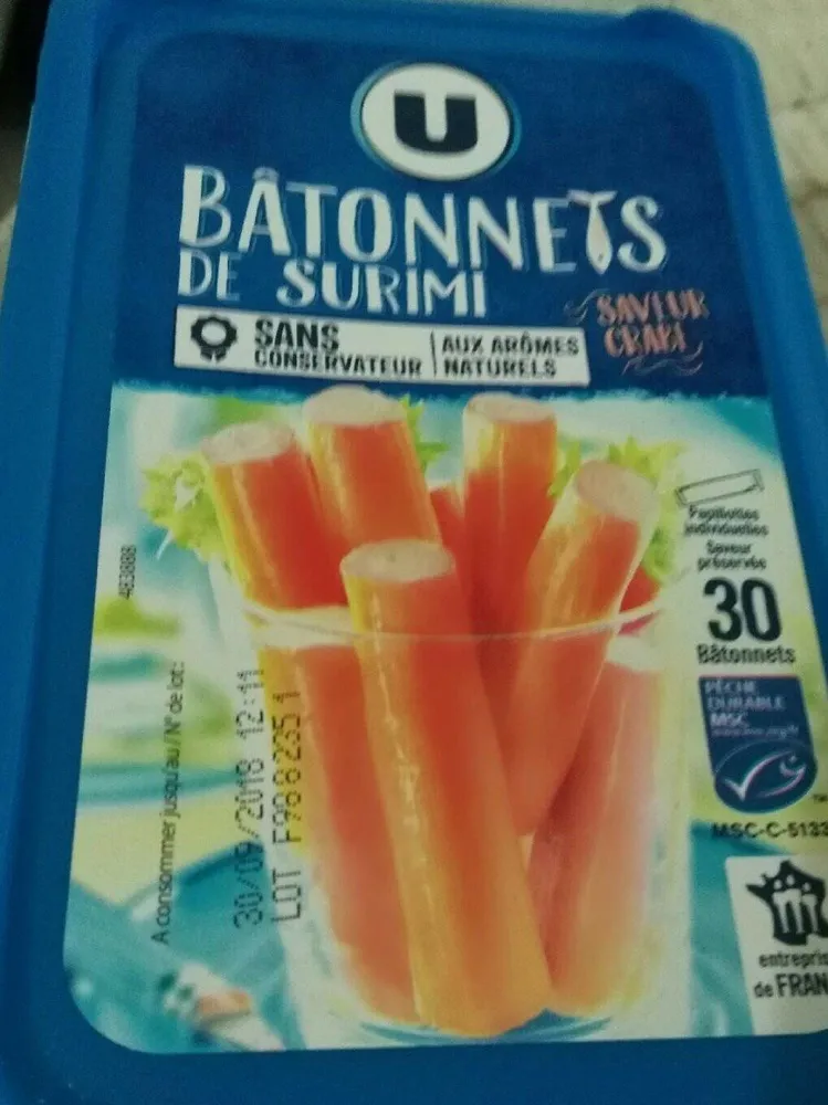 Batonnets surimi