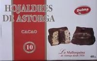 Hojaldres de Astorga al cacao