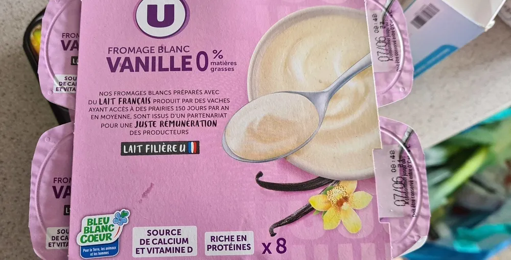 Fromage blanc vanille