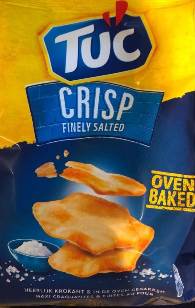 Crisp finely saltes