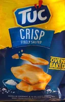 Crisp finely saltes