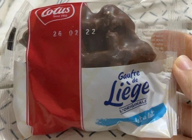 Gaufre de Liège chocolat au lait