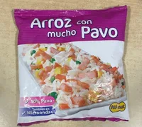 Arroz con mucho pavo