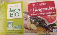 Thé vert gingembre saveur orange sangine
