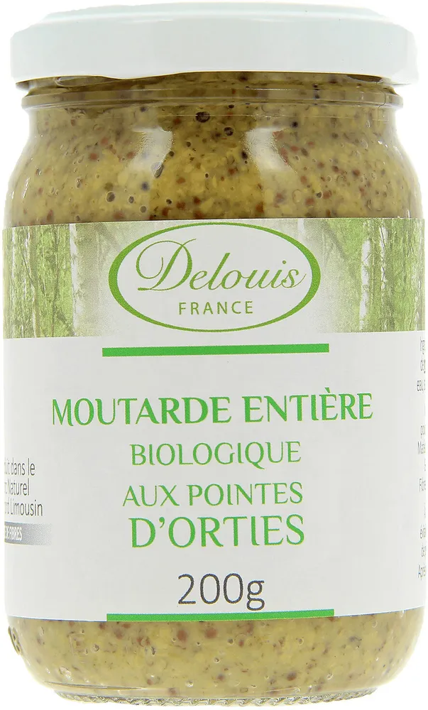 Moutarde entière aux pointes d'orties