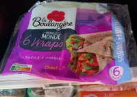 Pain du monde 6 wraps