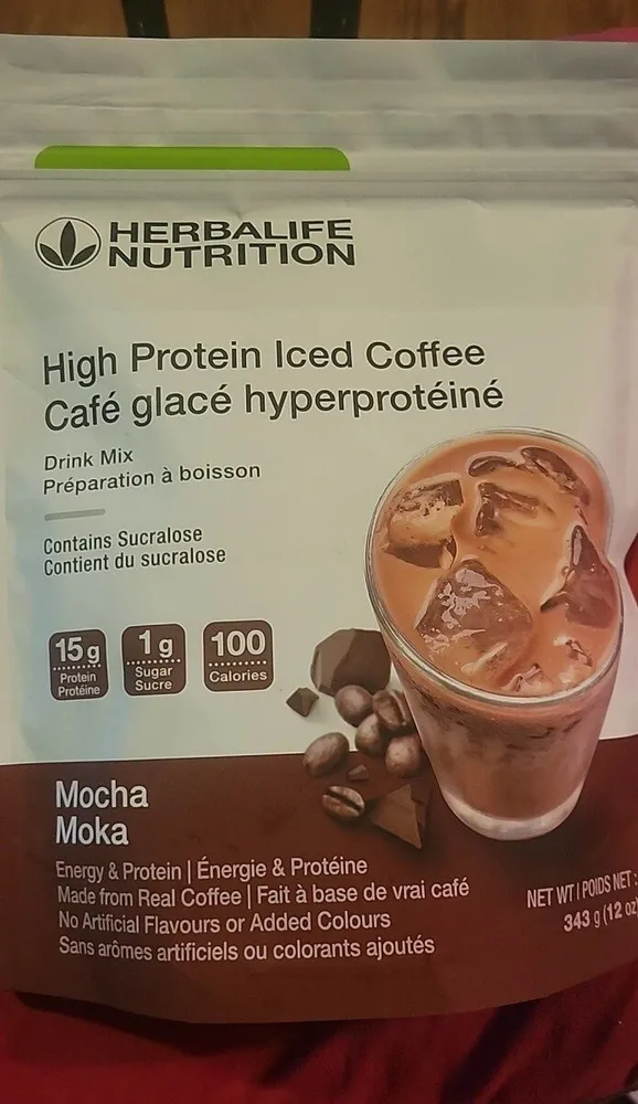 Café glacé hyperprotéiné