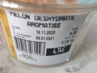 Melon déshydrate