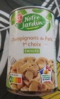 Champignons de Paris 1er choix émincés
