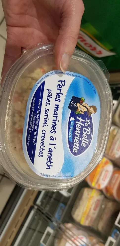 Perles marines à l aneth
