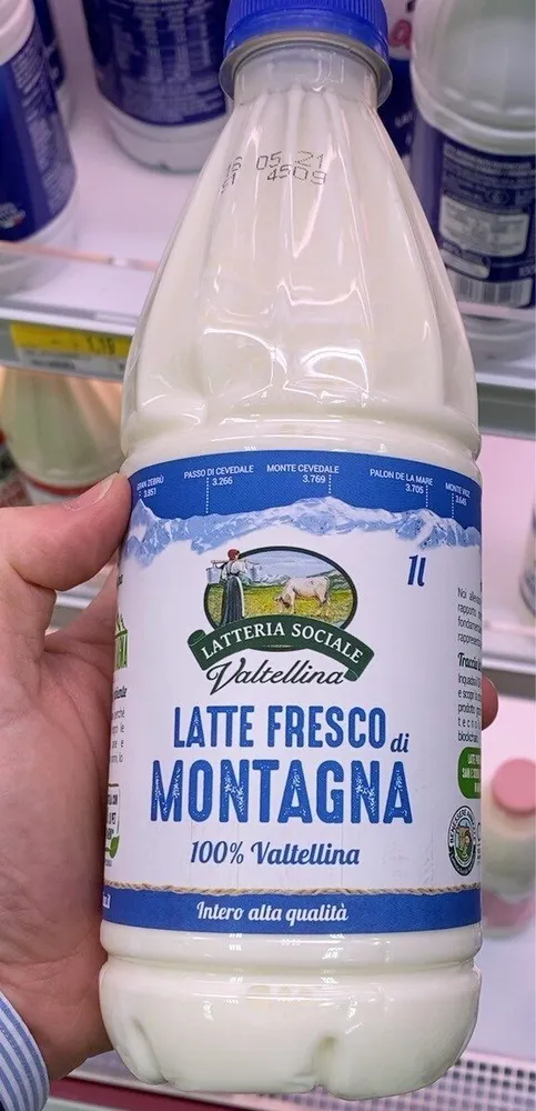 Latte fresco di montagna 100% valtellina