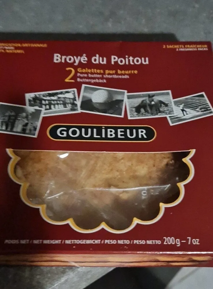 Broyé du Poitou 2 galettes pur beurre