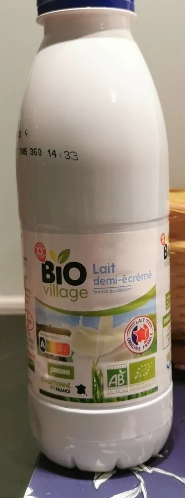 Lait demi écrémé