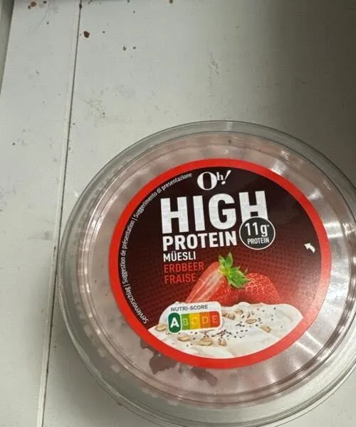 Oh! high protein müsli erdeer