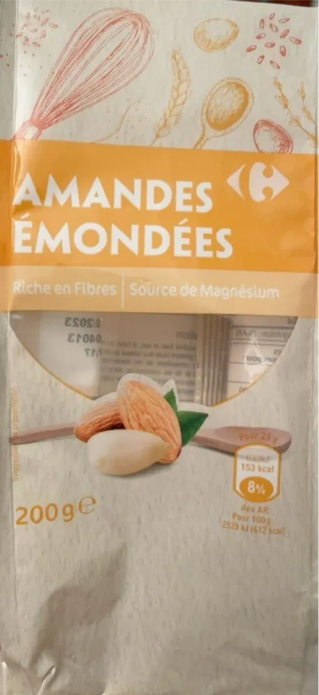 Amandes émondées