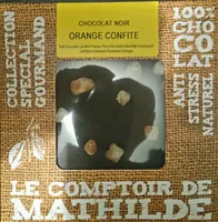 Chocolat noir orange confite