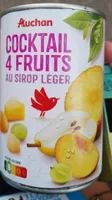 Cocktail 4 fruits au sirop leger