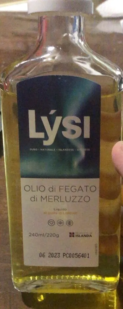 Olio di fegato di merluzzo