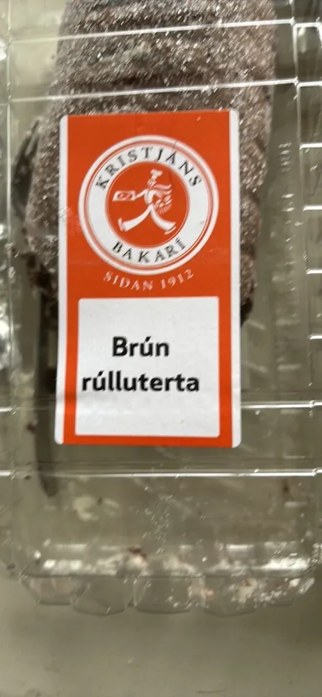 Brún rúlluterta