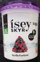 Skyr sans lactose à la myrtille et à la framboise