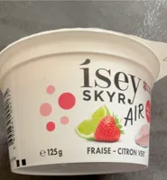 Skyr sans lactose fraise citron vert