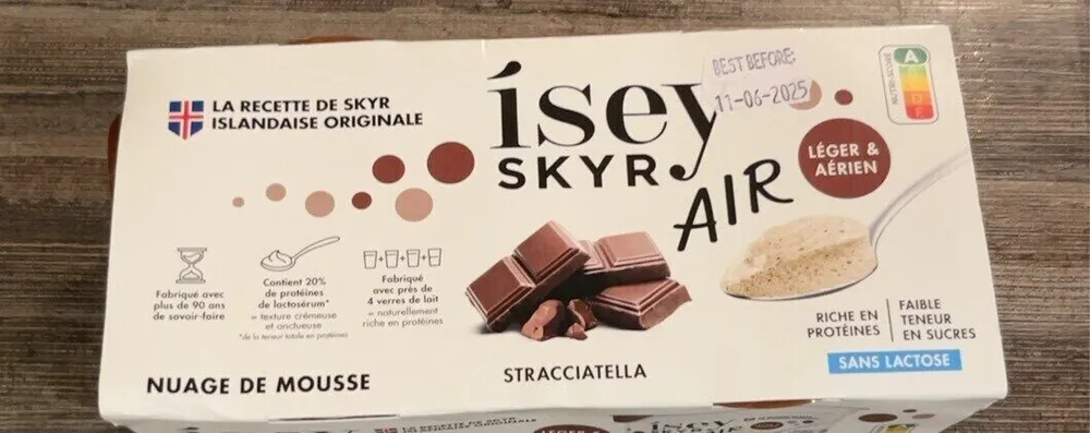 Skyr air stracciatella