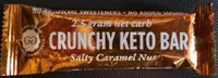 Crunchy Keto Bar Salty Caramel Nut