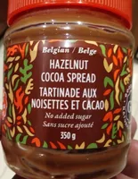 Tartinade aux noisettes et cacao
