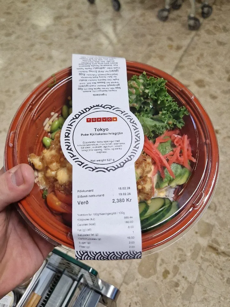 Tokyo Poke Kjúllakatsu Hrísgrjón