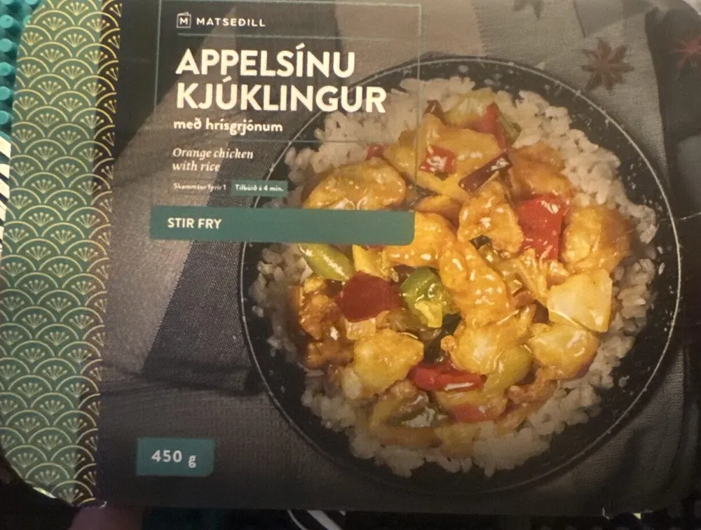 appelsínu kjúklingur