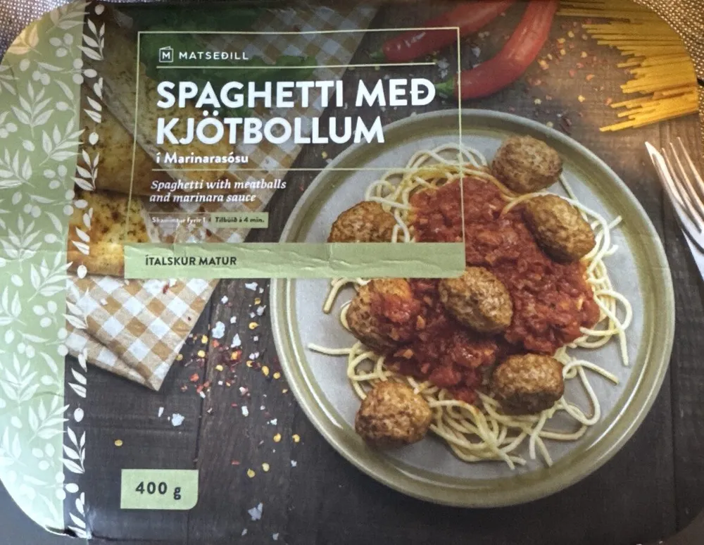 Spaghetti Með Kjötbollum