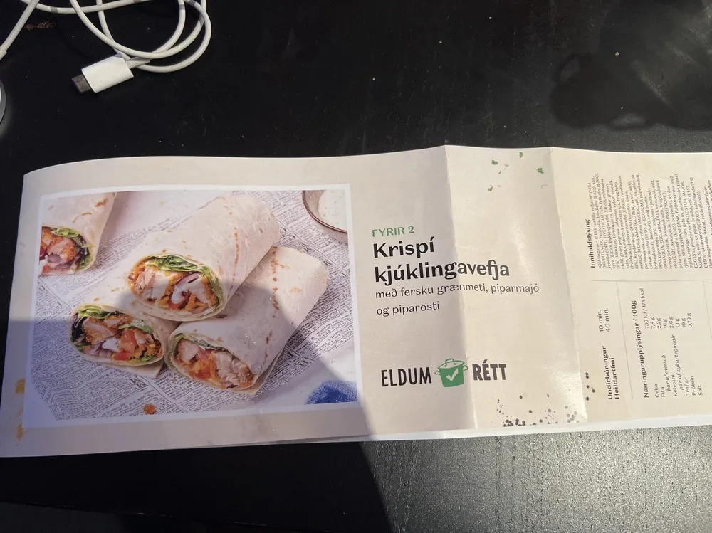 Krispí Kjúklingavefja