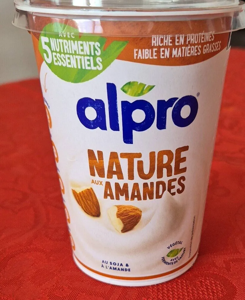 Yaourth Alpro nature amandes