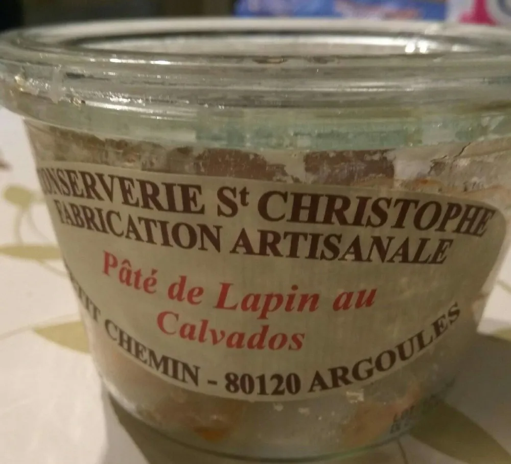 Pâté de lapin au calvados