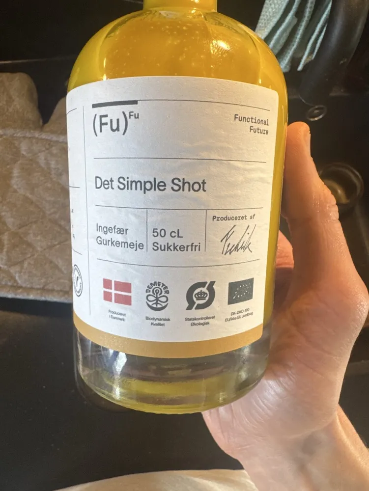 Det Simple Shot Ingefær Gurkemeje