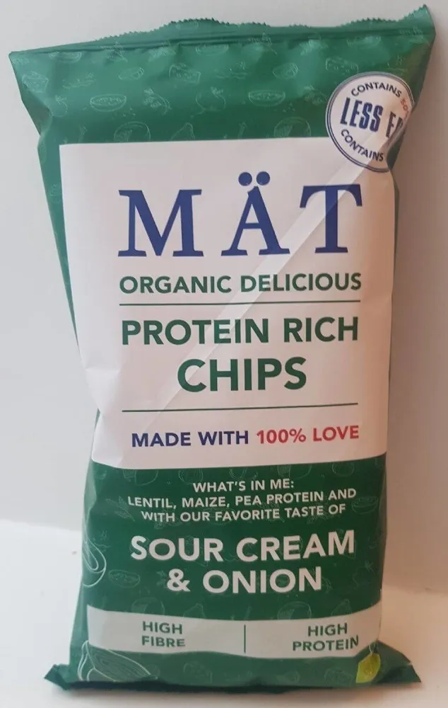 Mät Foods - Chips Protéinées goût Crème & Oignon