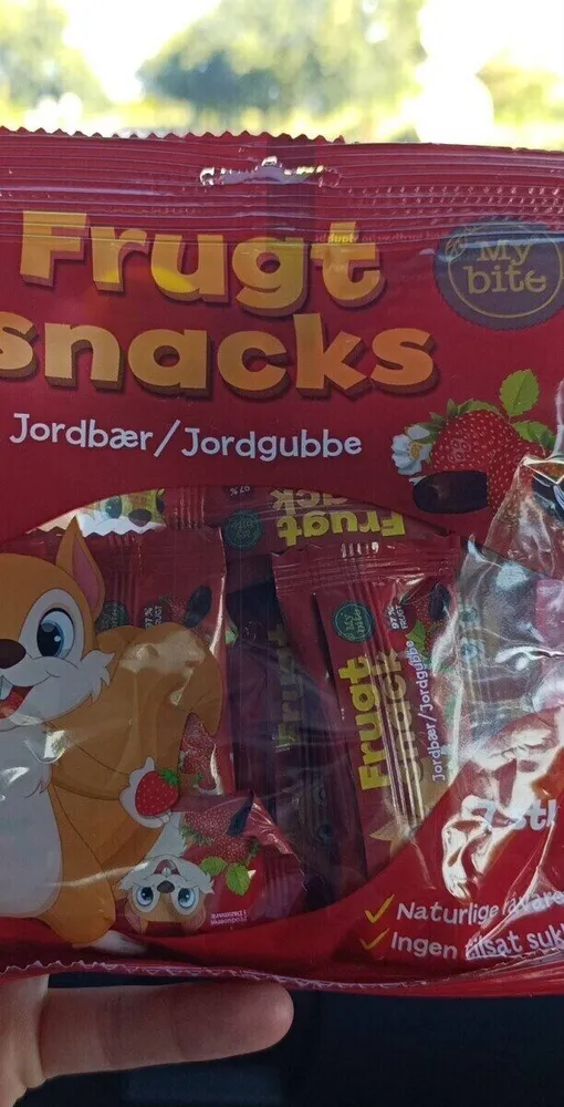 Frugt Snacks Jordbær / Jordgubbe