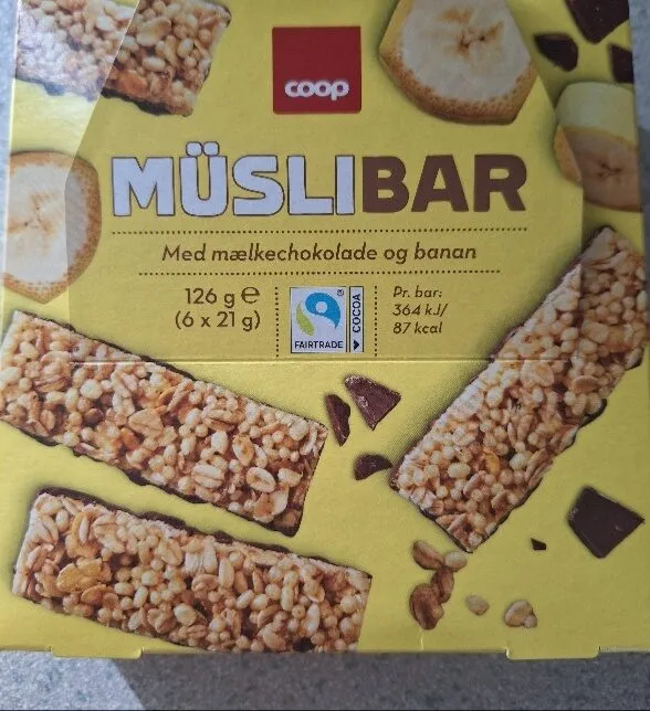 Müslibar Chocolade Banan