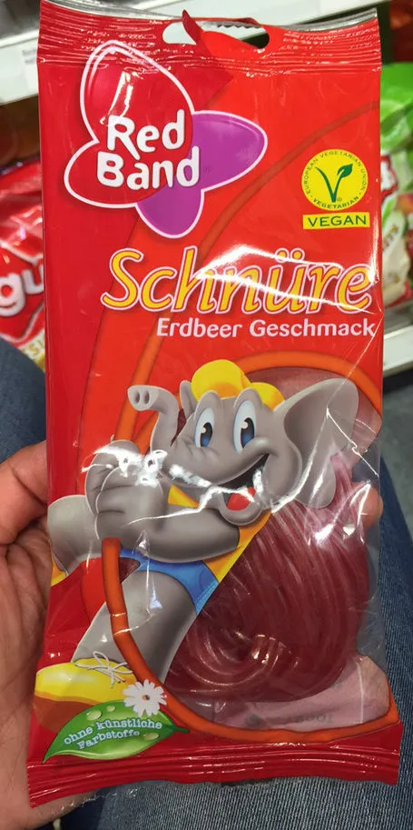Cordons saveur fraise