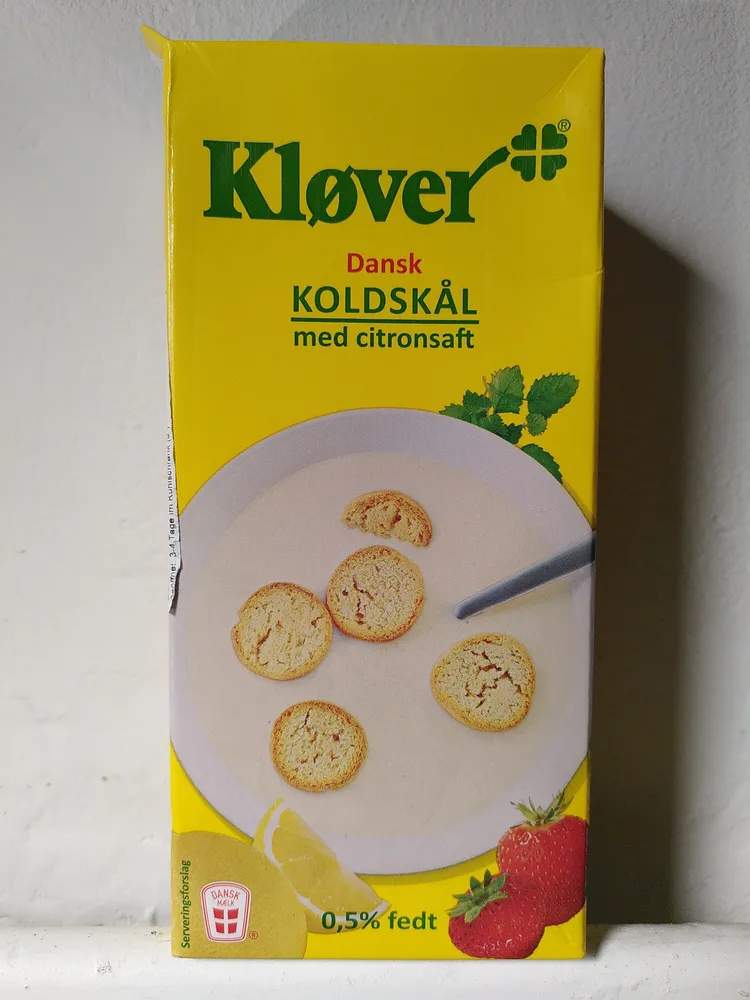 Dansk Koldskål med citronsaft