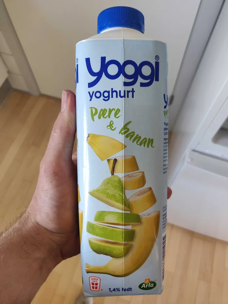 Yoghurt pære & banan