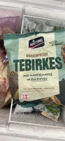 Morgenfriske Tebirkes Med Madelmasse Og Blå Birkes