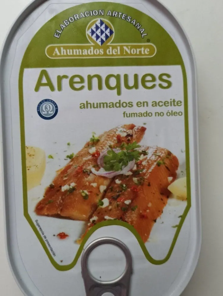 Arenques ahumados en aceite