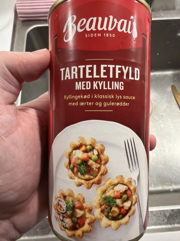 Tarteletfyld Med Kylling