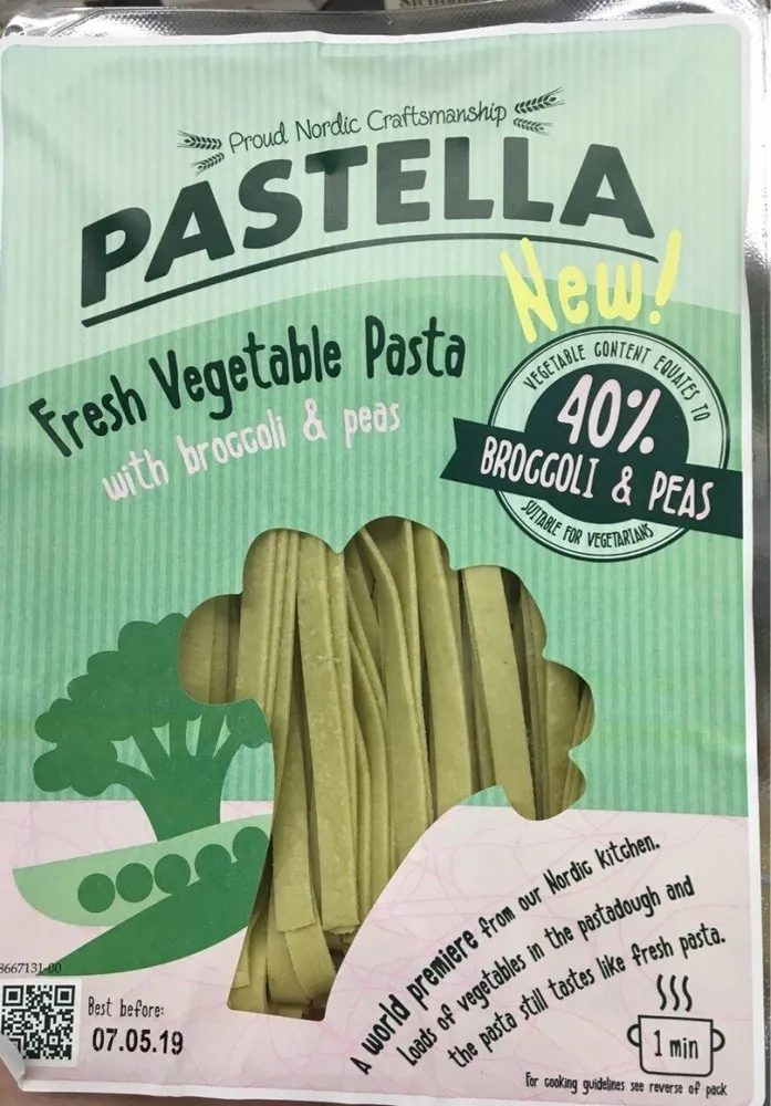 Fresh Vegetable Pasta with Broccoli and Peas