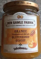 Orange Blütenhonig Gesüßt