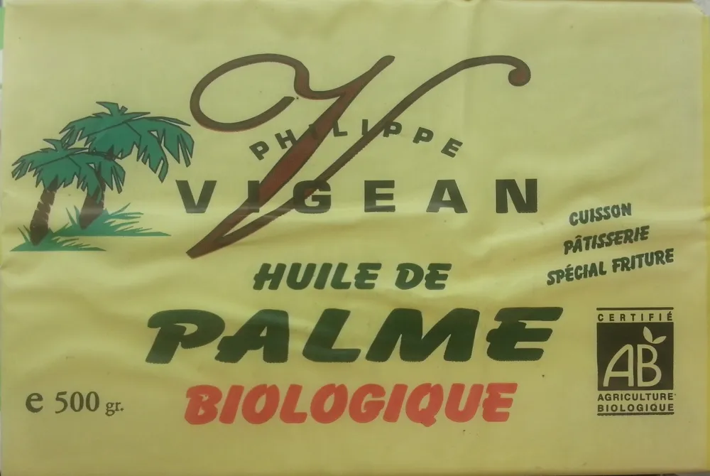 Huile de palme biologique