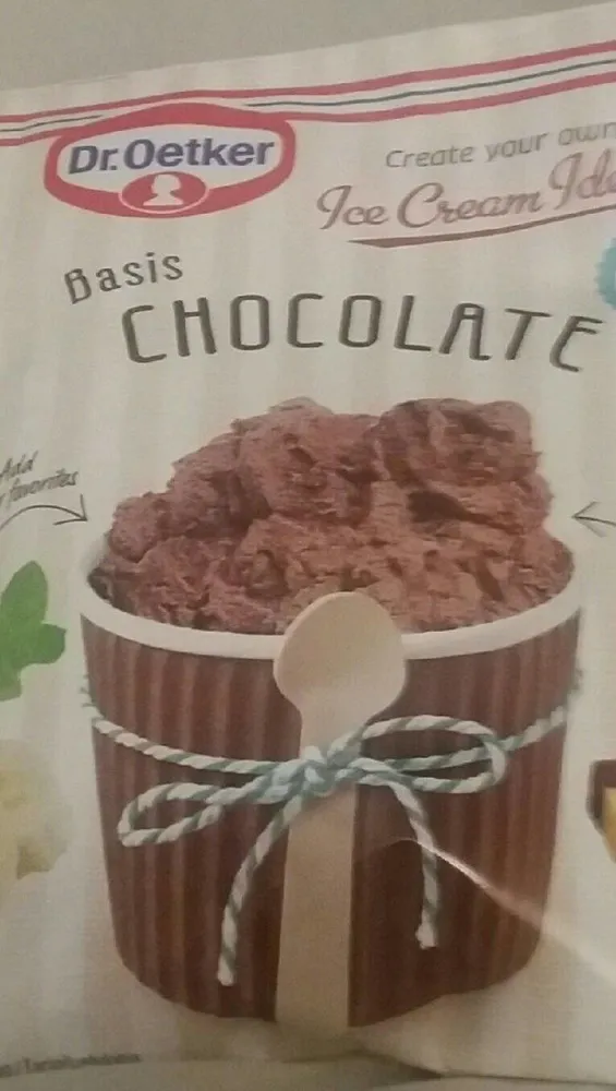 Melange en poudre de chocolat