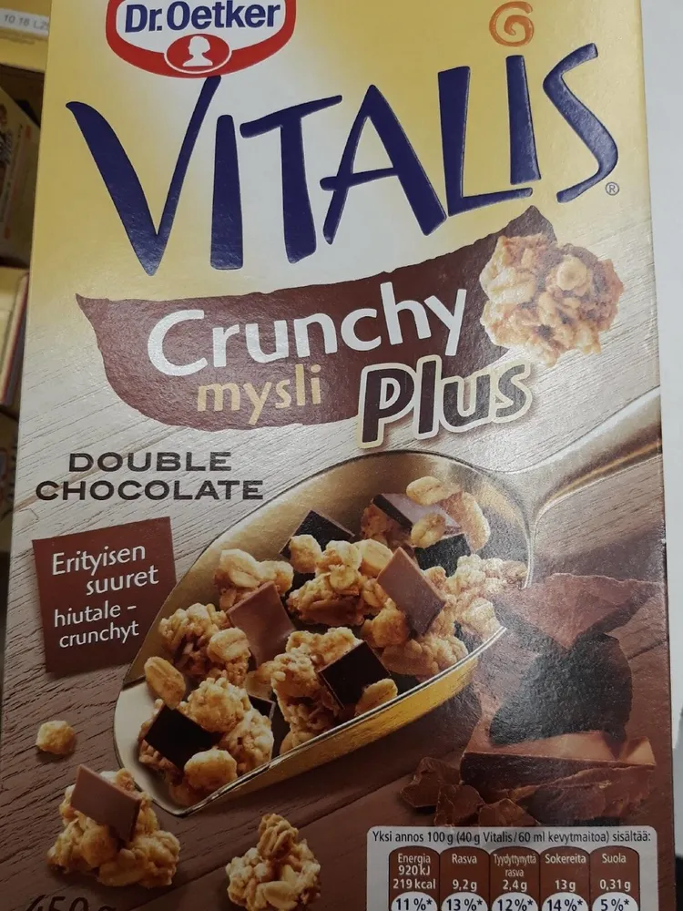 Vitalis 450g Crunchy Plus Double Cho